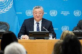 Chinese Ambassador Fu Cong Press Conference At The United Nations