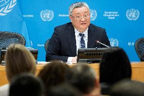 Chinese Ambassador Fu Cong Press Conference At The United Nations