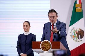 Claudia Sheinbaum Briefing Conference - Mexico