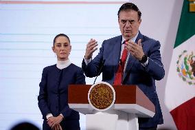 Claudia Sheinbaum Briefing Conference - Mexico