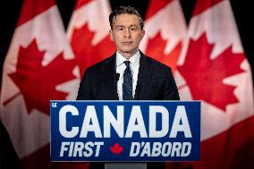Pierre Poilievre Press Conference - Vancouver
