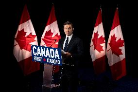 Pierre Poilievre Press Conference - Vancouver