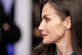 Queen Letizia Attends International Day Against Cancer - Madrid