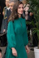 Queen Letizia Attends International Day Against Cancer - Madrid