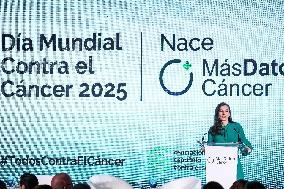Queen Letizia Attends International Day Against Cancer - Madrid