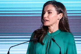Queen Letizia Attends International Day Against Cancer - Madrid