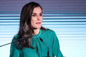 Queen Letizia Attends International Day Against Cancer - Madrid