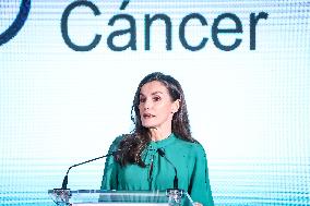 Queen Letizia Attends International Day Against Cancer - Madrid