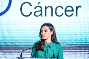 Queen Letizia Attends International Day Against Cancer - Madrid