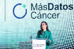 Queen Letizia Attends International Day Against Cancer - Madrid