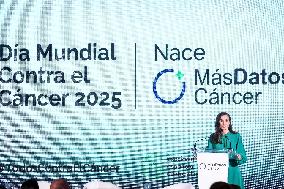 Queen Letizia Attends International Day Against Cancer - Madrid