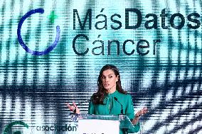 Queen Letizia Attends International Day Against Cancer - Madrid