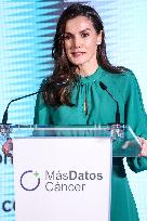 Queen Letizia Attends International Day Against Cancer - Madrid