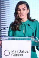 Queen Letizia Attends International Day Against Cancer - Madrid