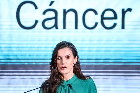 Queen Letizia Attends International Day Against Cancer - Madrid