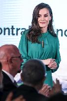 Queen Letizia Attends International Day Against Cancer - Madrid