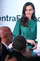 Queen Letizia Attends International Day Against Cancer - Madrid