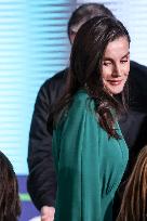 Queen Letizia Attends International Day Against Cancer - Madrid