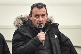 Police demonstration in Paris - FA
