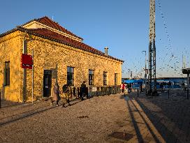 Bavarian Train Station Noerdlingen