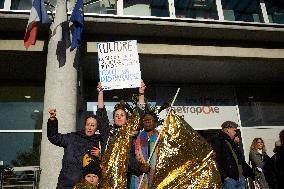 Toulouse: Gathering Against Sweeping Cuts In Public Services (culture, Education, Health..)