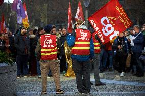 Toulouse: Gathering Against Sweeping Cuts In Public Services (culture, Education, Health..)