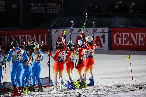 SPORT INVERNALI - Sci Alpino - FIS Alpine World Ski Championships - Women's Team Parallel & Opening Ceremony