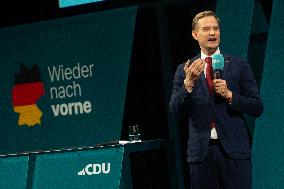 Friedlich Merz Rally For Upcoming Election In Bonn And Counter Protest