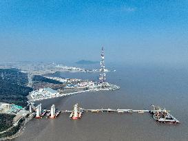 Dual-purpose Highway Railway Bridge Construction in Zhoushan