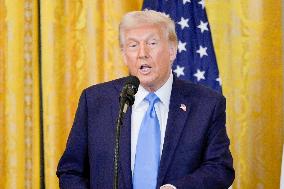 DC: Presidents Trump and Netanyahu hold a Gaza Strip press conference