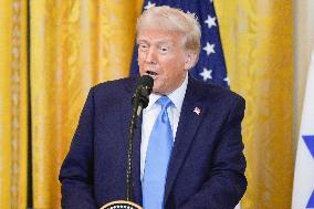 DC: Presidents Trump and Netanyahu hold a Gaza Strip press conference