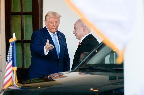 DC: Presidents Trump and Netanyahu hold a Gaza Strip press conference