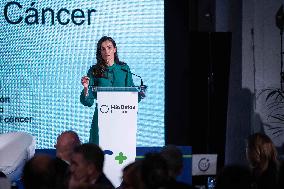 Queen Letizia  Presided Over World Cancer Day - Madrid