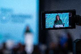 Queen Letizia  Presided Over World Cancer Day - Madrid