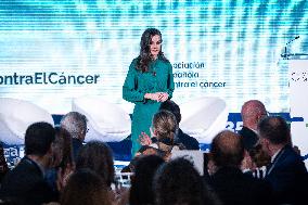 Queen Letizia  Presided Over World Cancer Day - Madrid