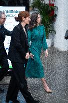 Queen Letizia  Presided Over World Cancer Day - Madrid