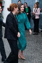 Queen Letizia  Presided Over World Cancer Day - Madrid