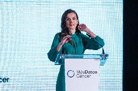Queen Letizia  Presided Over World Cancer Day - Madrid