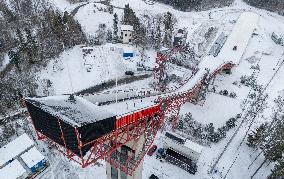 Making artificial snow