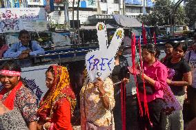 Protest Against Violence Over Woman In India.