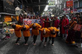 Protest Against Violence Over Woman In India.