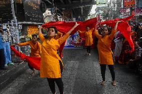 Protest Against Violence Over Woman In India.