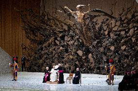 Pope Francis Leads His Weekly General Audience In The Paul VI Hall