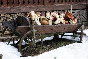 Hutsul Land Ethnopark in Bukovel ski resort