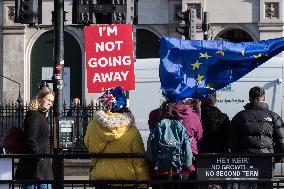 Protest Against Brexit In London