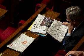 Debate and A Vote on A No-Confidence Motion - Paris