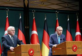 Steinmeier And Erdogan Press Conference - Ankara