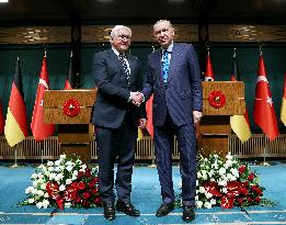 Steinmeier And Erdogan Press Conference - Ankara