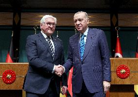 Steinmeier And Erdogan Press Conference - Ankara