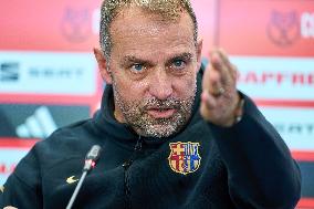 Hansi Flick's Press Conference - Barcelona Training